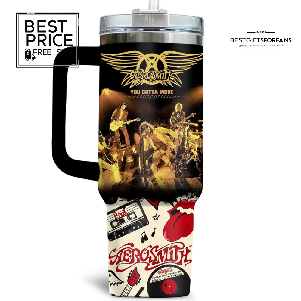 Iconic band Aerosmith Limited Edition Stanley Tumbler Iconic band Aerosmith Limited Edition Stanley Tumbler