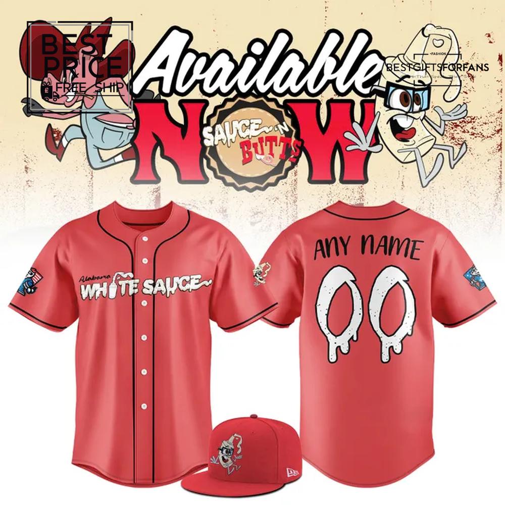 2025 Alabama White Sauce Limited Edition Baseball Jersey 2025 Alabama White Sauce Limited Edition Baseball Jersey