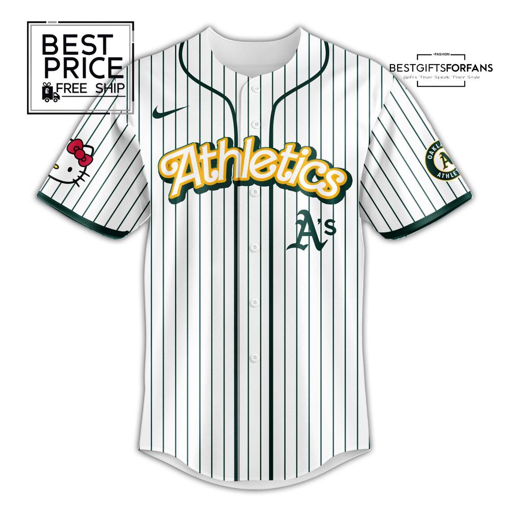 Hello Kitty x Athletics Limited Edition Baseball Jersey Hello Kitty x Athletics Limited Edition Baseball Jersey