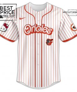 Baltimore Orioles x Hello Kitty Game Night Jersey 2025 3