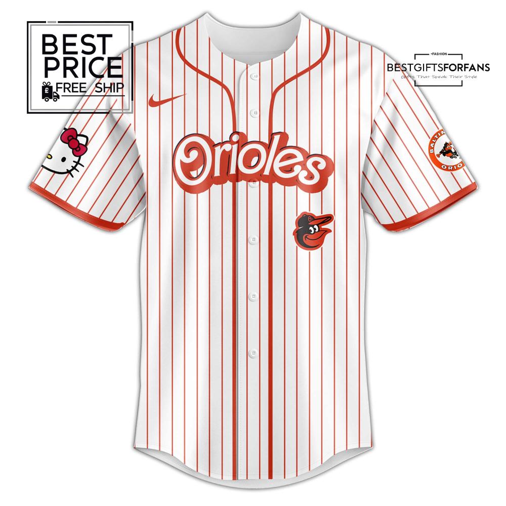 Hello Kitty x Orioles Limited Edition Baseball Jersey Hello Kitty x Orioles Limited Edition Baseball Jersey