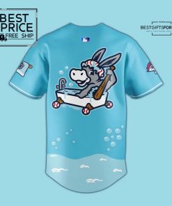  Binghamton Bathtub Donkeys Limited Edition Baseball Jersey