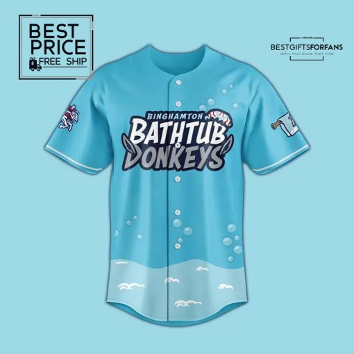 Binghamton Bathtub Donkeys Limited Edition Baseball Jersey