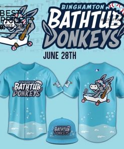  Binghamton Bathtub Donkeys Limited Edition Baseball Jersey