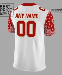 Boston College Football 2025 Red Bandana Uniform 1
