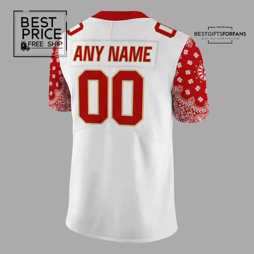 Boston College Football 2025 Red Bandana Uniform Limited Edition Football Jersey Boston College Football 2025 Red Bandana Uniform Limited Edition Football Jersey