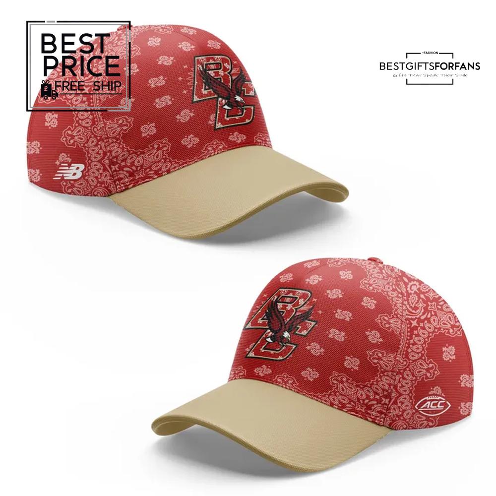Boston College Football 2025 Red Bandana Uniform Limited Edition Football Jersey Boston College Football 2025 Red Bandana Uniform Limited Edition Football Jersey