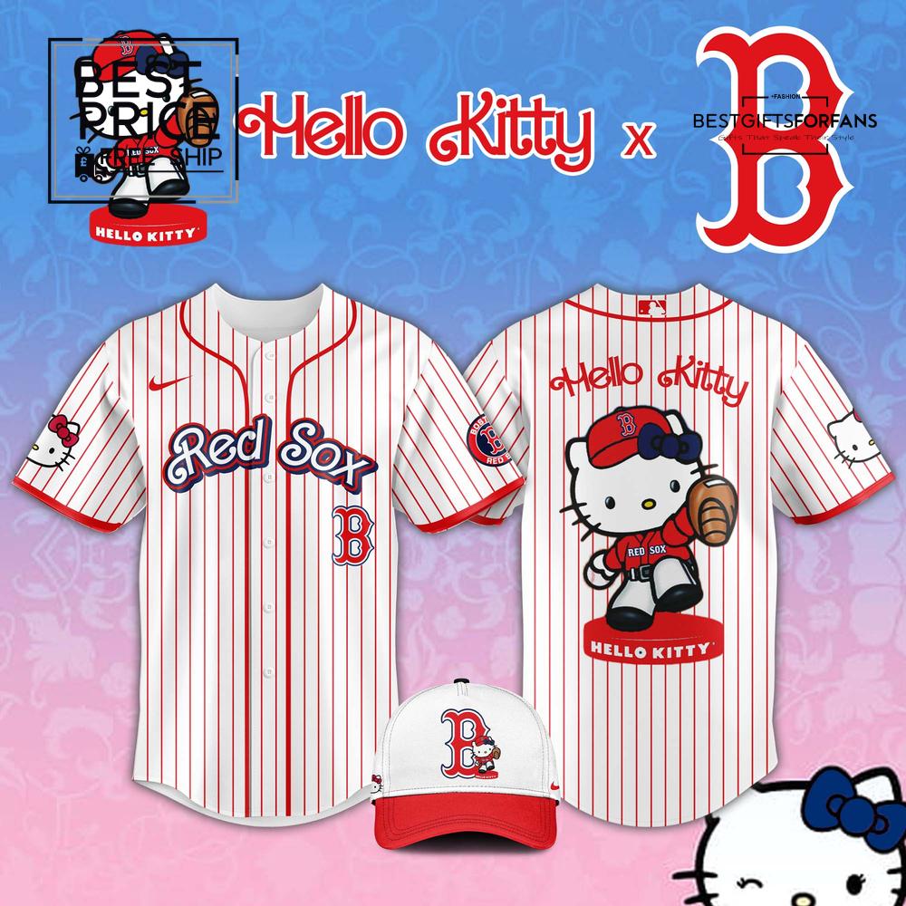 Hello Kitty x Red Sox Limited Edition Baseball Jersey Hello Kitty x Red Sox Limited Edition Baseball Jersey