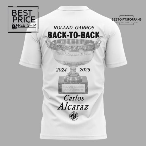Carlos Alcaraz Roland Garros 2025 Limited Edition T-Shirt