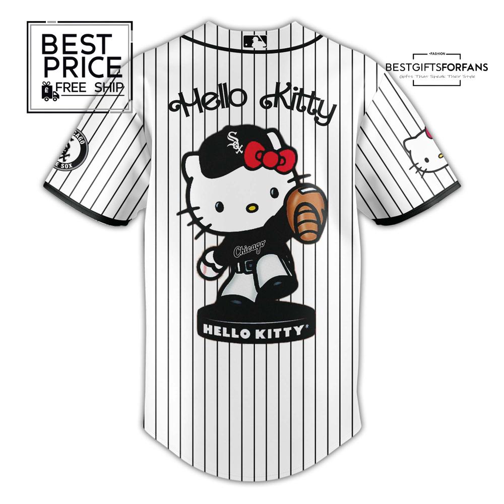 Chicago White Sox x Hello Kitty Game Night Limited Edition Baseball Jersey Chicago White Sox x Hello Kitty Game Night Limited Edition Baseball Jersey