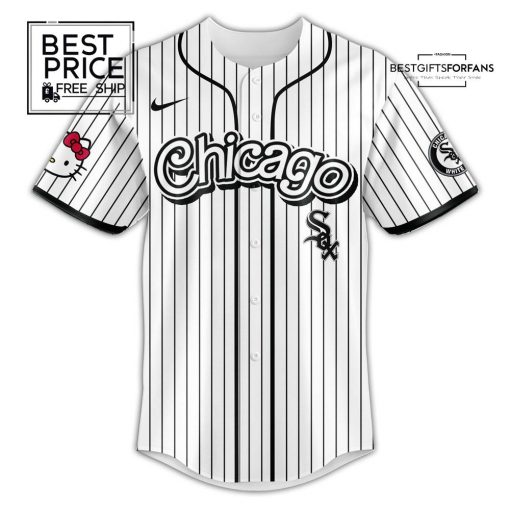 Chicago White Sox x Hello Kitty Game Night Limited Edition Baseball Jersey