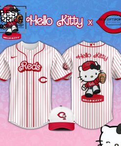 Cincinnati Reds x Hello Kitty Game Night Limited Edition Baseball Jersey