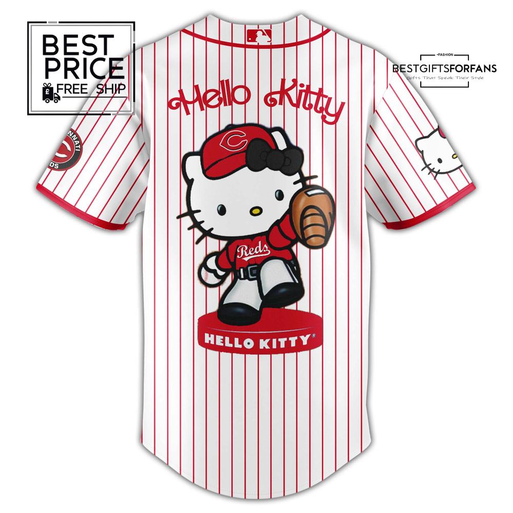 Cincinnati Reds x Hello Kitty Game Night Limited Edition Baseball Jersey Cincinnati Reds x Hello Kitty Game Night Limited Edition Baseball Jersey