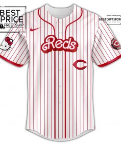 Cincinnati Reds x Hello Kitty Game Night Jersey 2025 3