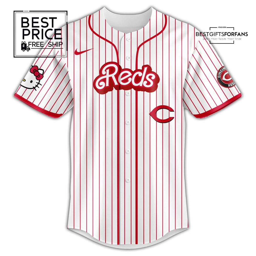 Cincinnati Reds x Hello Kitty Game Night Limited Edition Baseball Jersey Cincinnati Reds x Hello Kitty Game Night Limited Edition Baseball Jersey