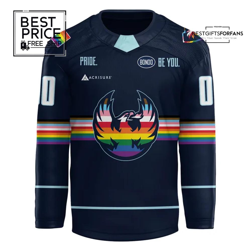 Coachella Valley Firebirds Pride Night Limited Edition Hockey Jersey Coachella Valley Firebirds Pride Night Limited Edition Hockey Jersey