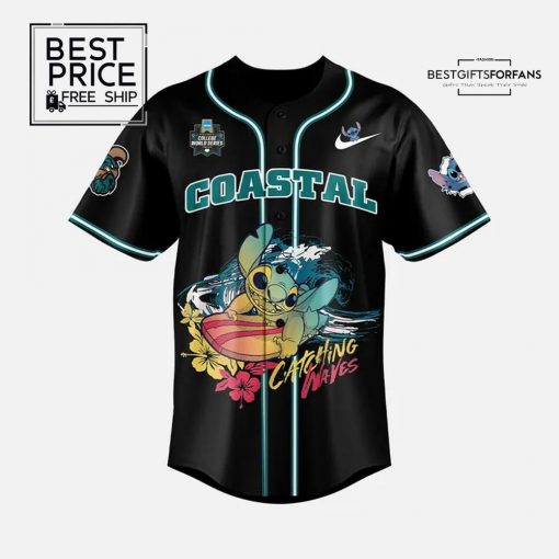  Coastal Carolina x 2025 Lilo & Stitch Limited Edition Baseball Jersey