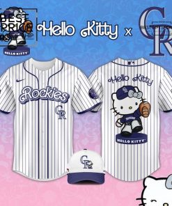 Colorado Rockies x Hello Kitty Game Night Limited Edition Baseball Jersey