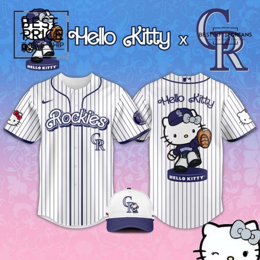 Colorado Rockies x Hello Kitty Game Night Limited Edition Baseball Jersey