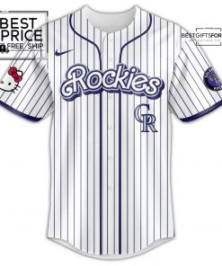 Colorado Rockies x Hello Kitty Game Night Jersey 2025 3