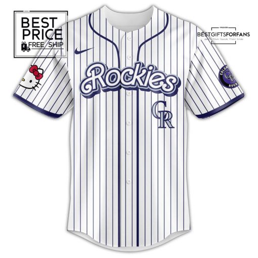 Colorado Rockies x Hello Kitty Game Night Limited Edition Baseball Jersey