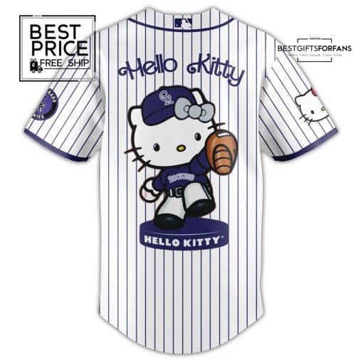 Colorado Rockies x Hello Kitty Game Night Limited Edition Baseball Jersey