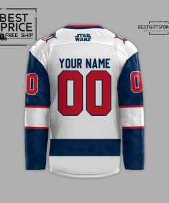 Columbus Blue Jackets x Star Wars Night Custom Limited Edition Hockey Jersey