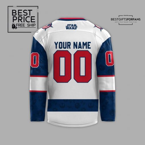 Columbus Blue Jackets x Star Wars Night Custom Limited Edition Hockey Jersey