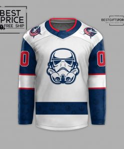 Columbus Blue Jackets x 2024 Star Wars Night Custom Jersey 4