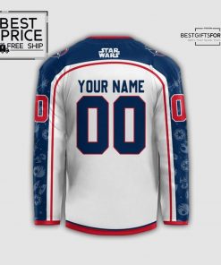 Columbus Blue Jackets x 2024 Star Wars Night Custom Jersey (v2) 3