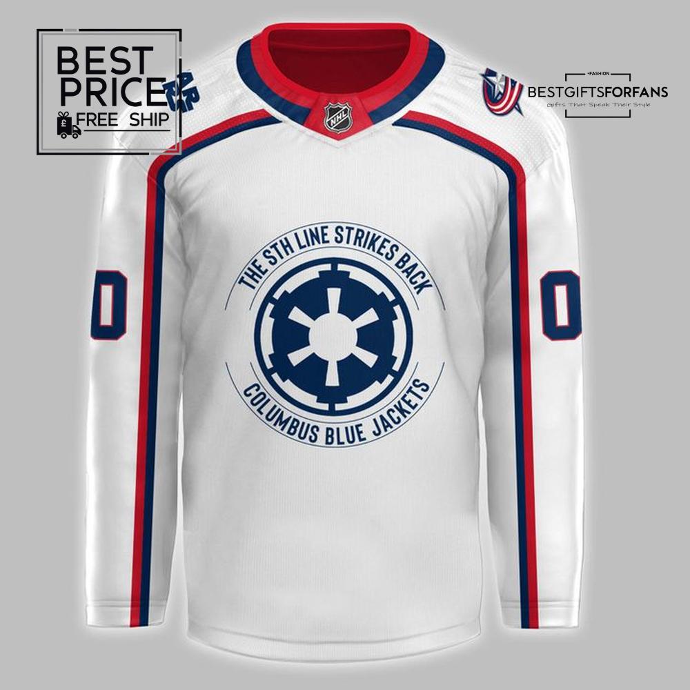 Columbus Blue Jackets x 2025 Star Wars Night Custom Limited Edition Hockey Jersey Columbus Blue Jackets x 2025 Star Wars Night Custom Limited Edition Hockey Jersey
