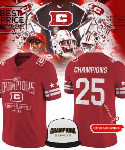 DC Defenders 2025 United Football League Champions Limited Edition Football Jersey