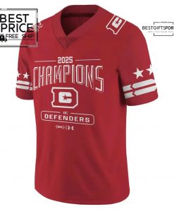 DC Defenders 2025 United Football League Champions Limited Edition Football Jersey