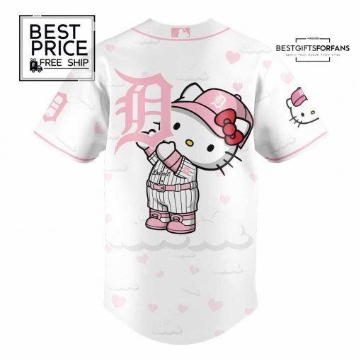 Detroit Tigers Hello Kitty Night Limited Edition Baseball Jersey