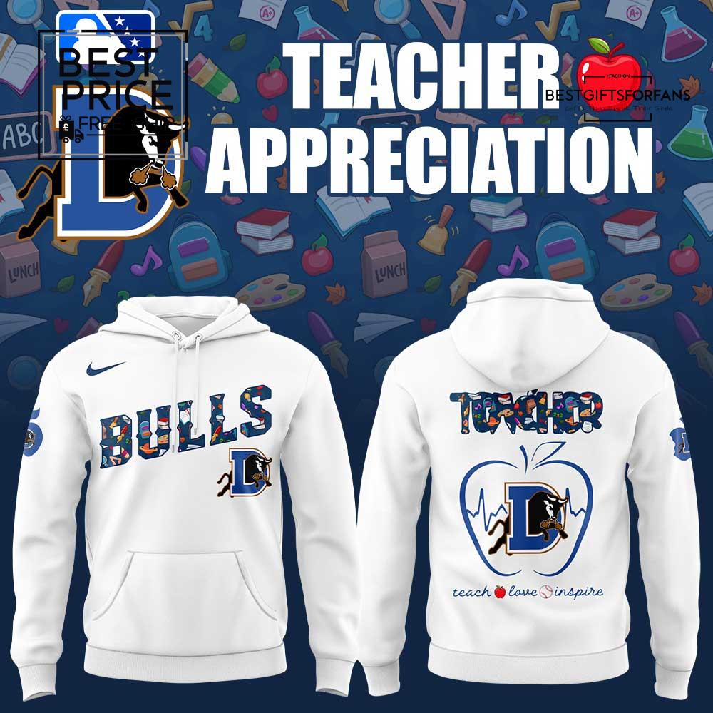 Durham Bulls TEACHER Appreciation Combo Special Edition Hoodie Durham Bulls TEACHER Appreciation Combo Special Edition Hoodie