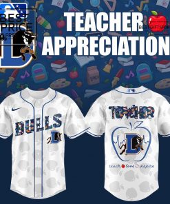 Durham Bulls TEACHER Appreciation Combo Limited Edition Baseball Jersey