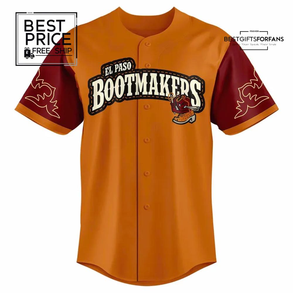 El Paso Chihuahuas 2025 Bootmakers Specialty Limited Edition Baseball Jersey El Paso Chihuahuas 2025 Bootmakers Specialty Limited Edition Baseball Jersey