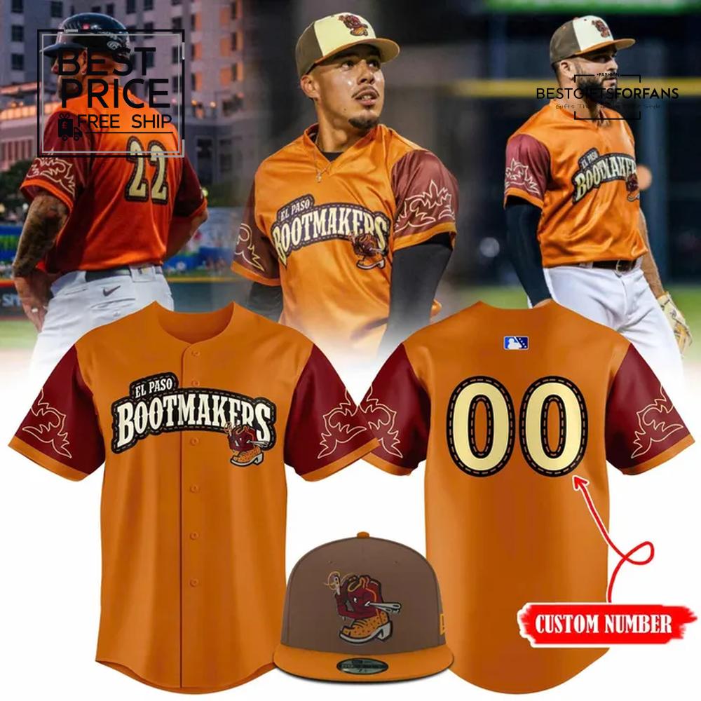 El Paso Chihuahuas 2025 Bootmakers Specialty Limited Edition Baseball Jersey El Paso Chihuahuas 2025 Bootmakers Specialty Limited Edition Baseball Jersey