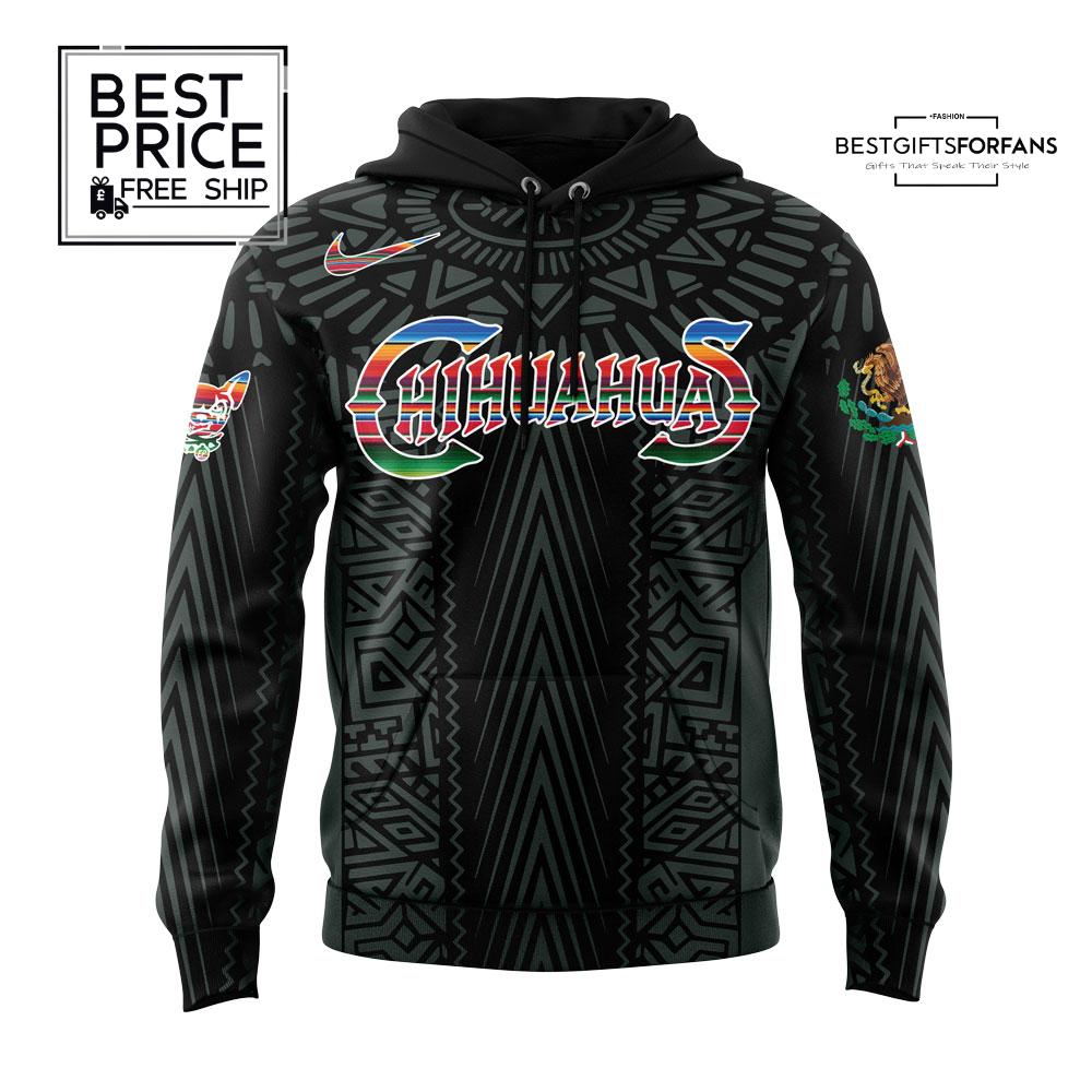 The El Paso Chihuahuas Mexican Heritage Night New Black Special Edition Hoodie The El Paso Chihuahuas Mexican Heritage Night New Black Special Edition Hoodie