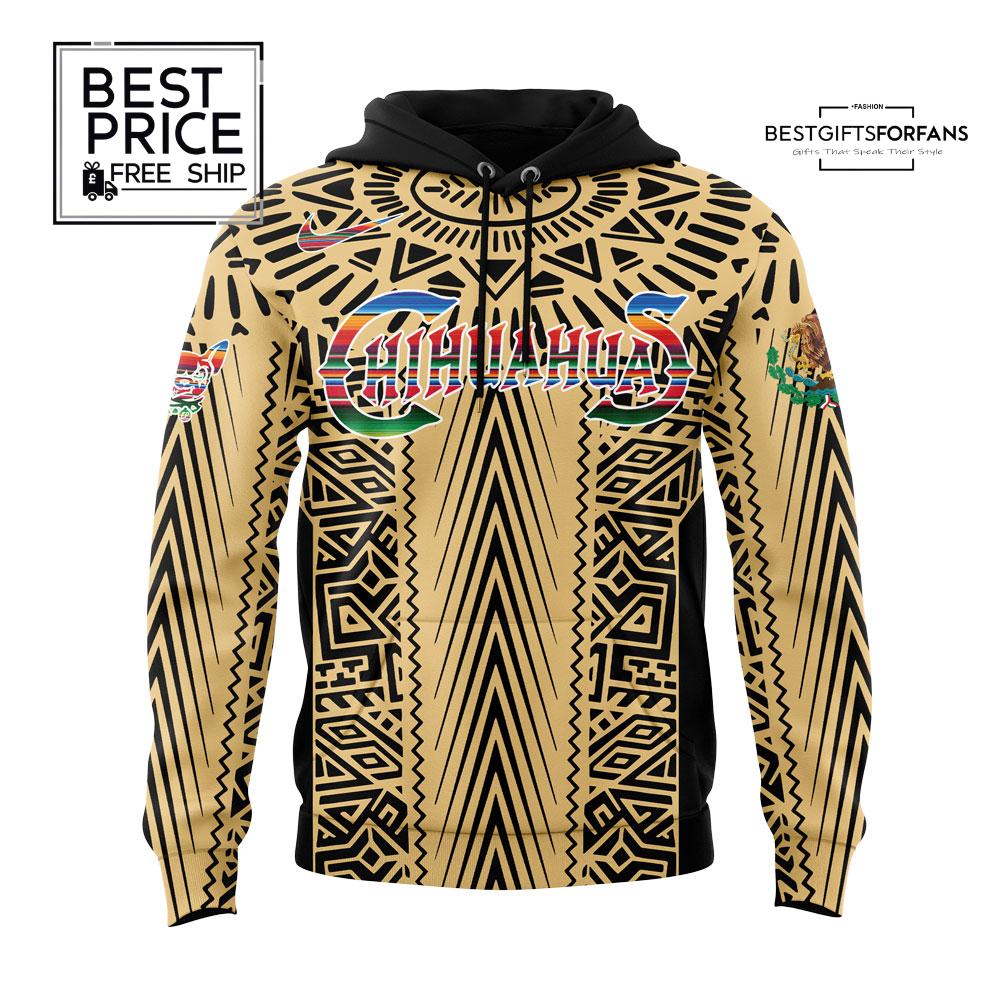 The El Paso Chihuahuas Mexican Heritage Night New Yellow Special Edition Hoodie The El Paso Chihuahuas Mexican Heritage Night New Yellow Special Edition Hoodie