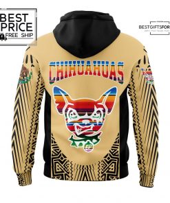 El Paso Chihuahuas Mexican Heritage Night New Yellow Hoodie 3