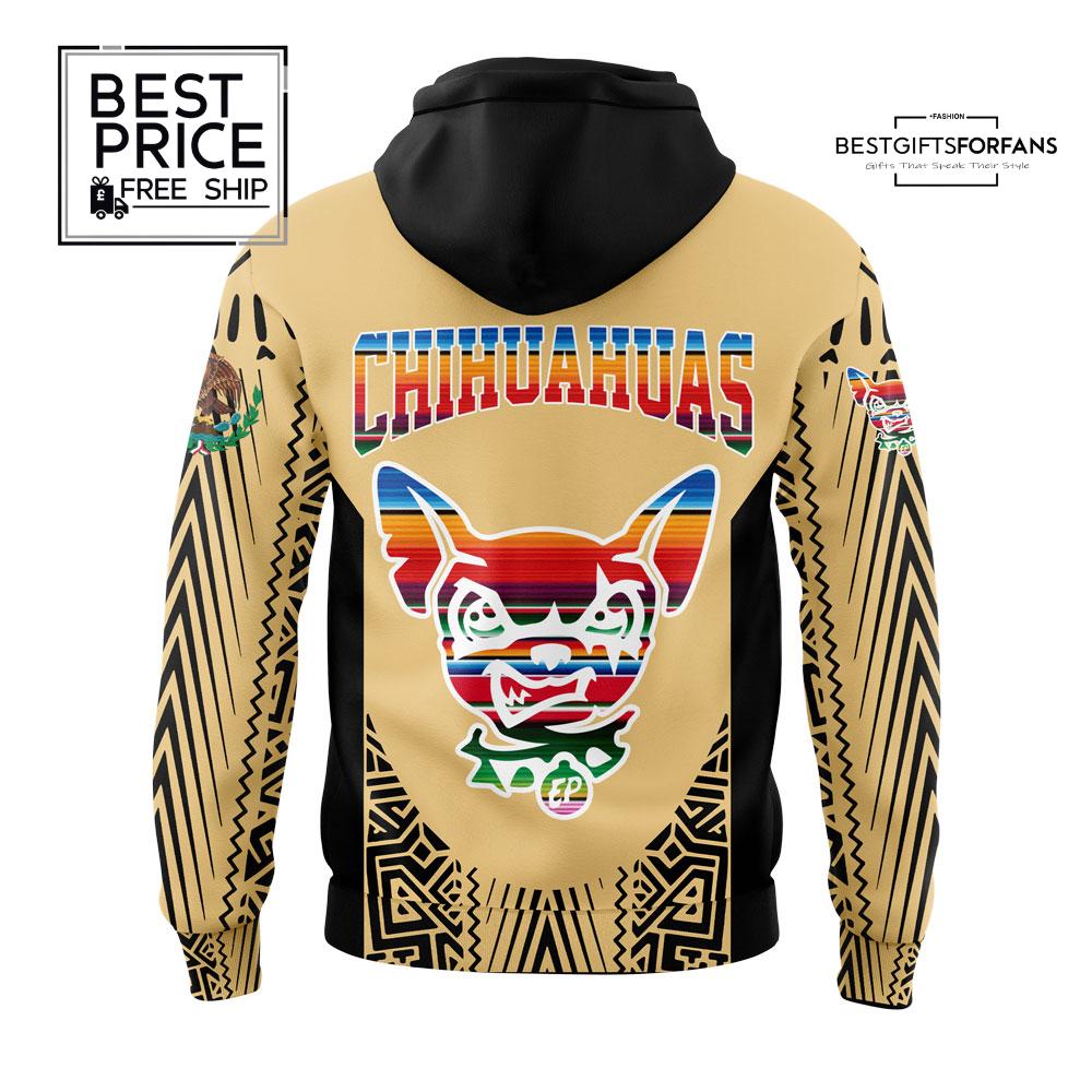 The El Paso Chihuahuas Mexican Heritage Night New Yellow Special Edition Hoodie The El Paso Chihuahuas Mexican Heritage Night New Yellow Special Edition Hoodie