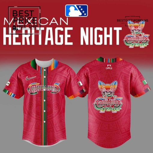 Mexico Heritage Night Red x Chihuahuas Limited Edition Baseball Jersey