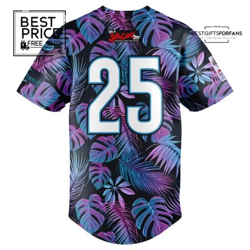 Fayetteville Woodpeckers x 2025 Margaritaville Night Limited Edition Baseball Jersey