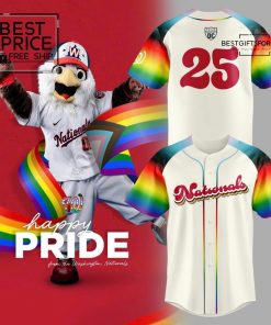 2025 Washington Nationals “Happy Pride” Limited Edition Baseball Jersey