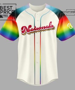2025 Washington Nationals “Happy Pride” Limited Edition Baseball Jersey