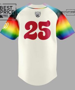 Happy pride national baseball Jersey 3