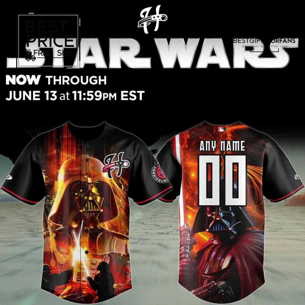 Harrisburg Senators x 2025 Star Wars Limited Edition Baseball Jersey Harrisburg Senators x 2025 Star Wars Limited Edition Baseball Jersey