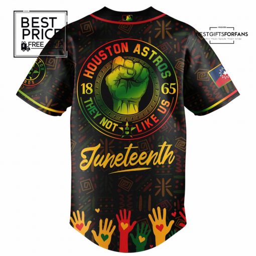 Houston Astros Exclusive Juneteenth Celebration Limited Edition Baseball Jersey