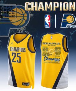 Indiana Pacers Champion 2025 Jersey Limited Edition Basketball Jersey